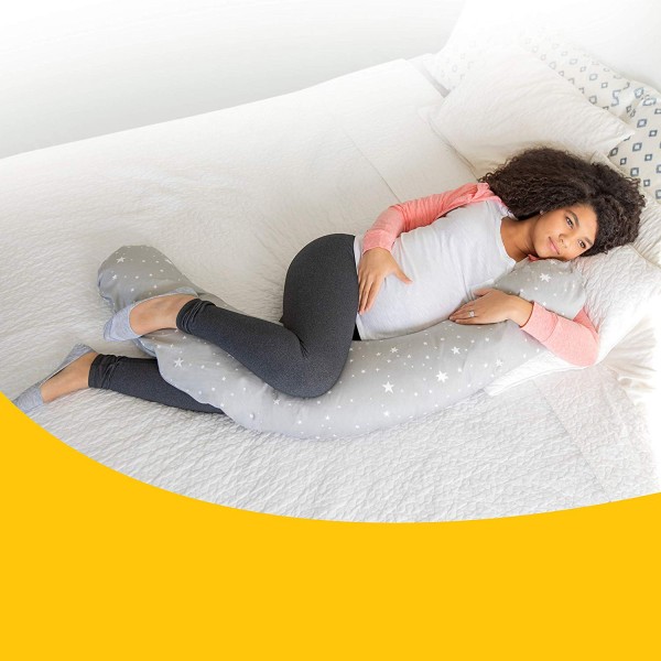 Cuscino Gravidanza e Allattamento Medela Grigio Stelle