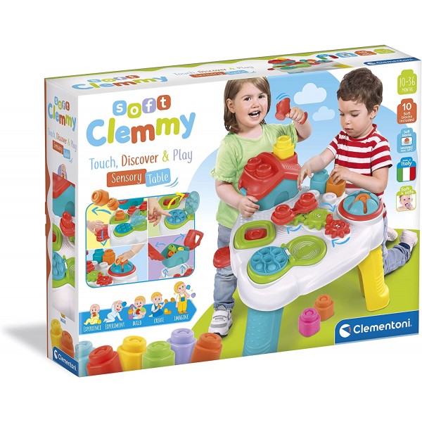 Tavolo Attività Clementoni Soft Clemmy Touch, Discover & Play Sensory Table