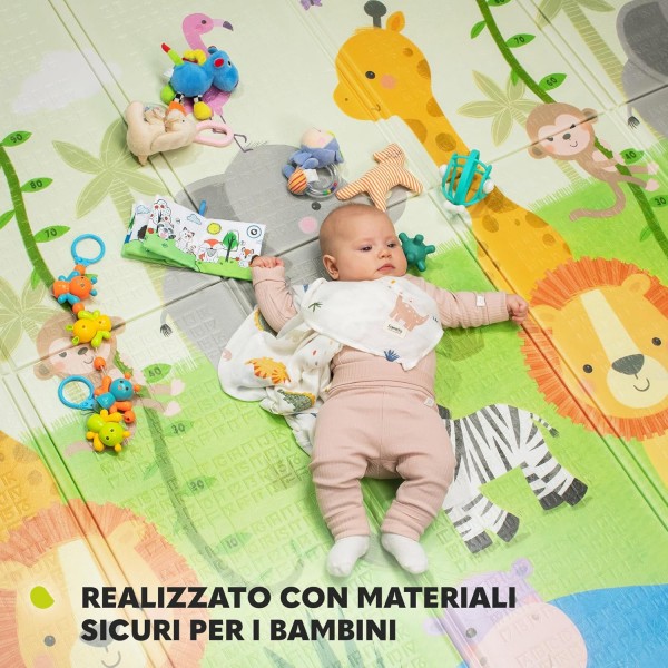 Lionelo Robby tappetino gioco educativo 200x180cm
