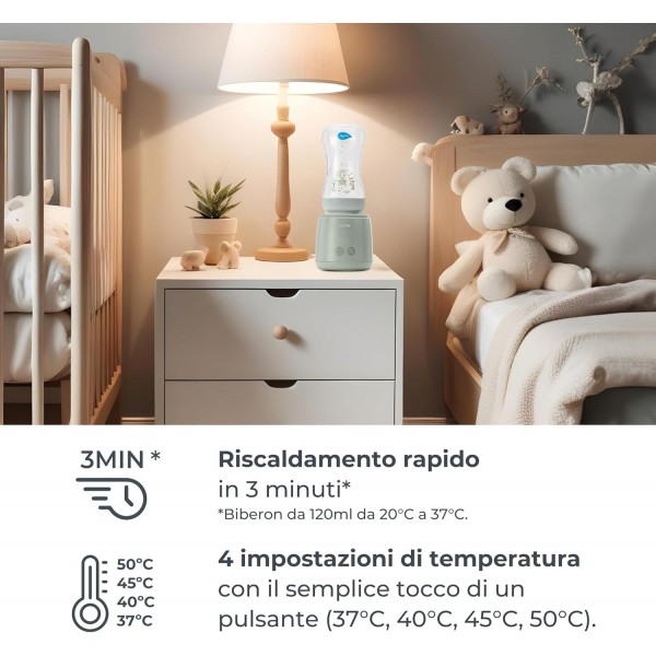 Scaldabiberon Nuvita Warm'n'Mix Portatile Universale