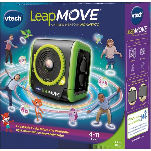 VTech LeapMove- Console TV Interattiva per Bambini 4-11 anni