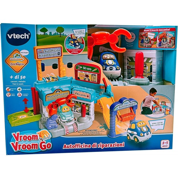 VTech Vroom Vroom Go - Autofficina di Riparazioni 1-5 Anni