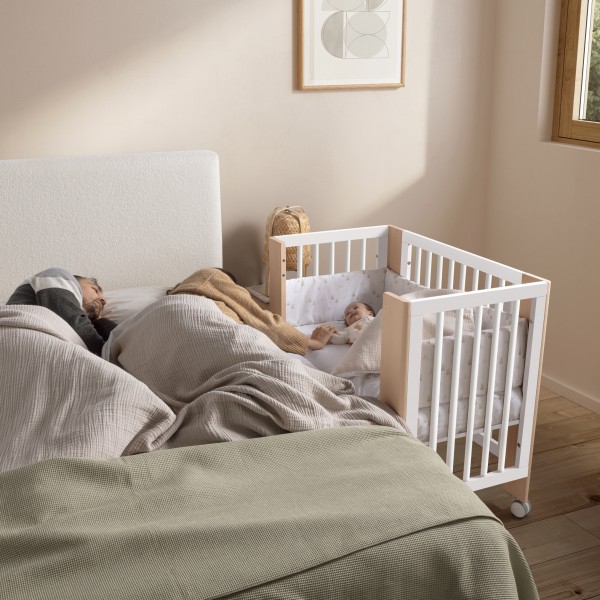 Culla Evolutiva Co-Sleeping Micuna Converbaby Bianco Naturale (Trasformabile 12 in 1)