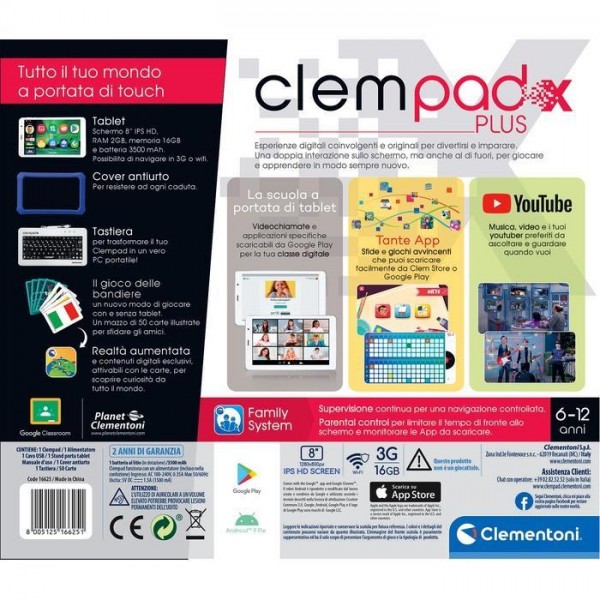 Tablet Clementoni Il Mio Primo Clempad X Plus