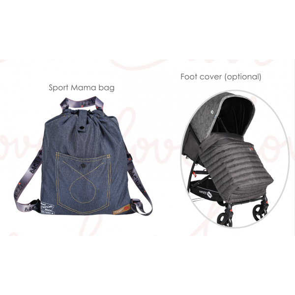 Passeggino Baciuzzi BX 22 Cima Portata 22 Kg con Parapioggia