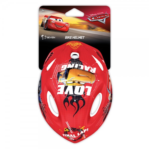 Casco per Bici Seven Disney Cars 3