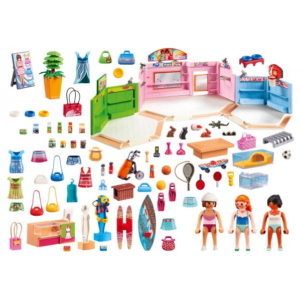 Galleria con 3 Negozi Playmobil City Life