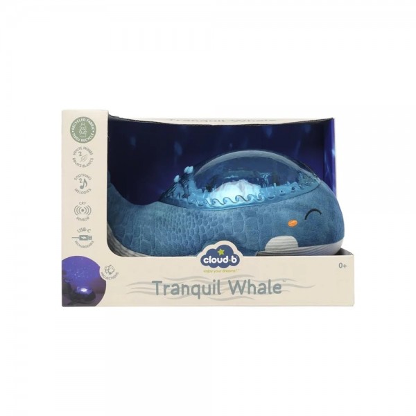 Proiettore Cloud B Tranquil Whale Blue con Carica Usb