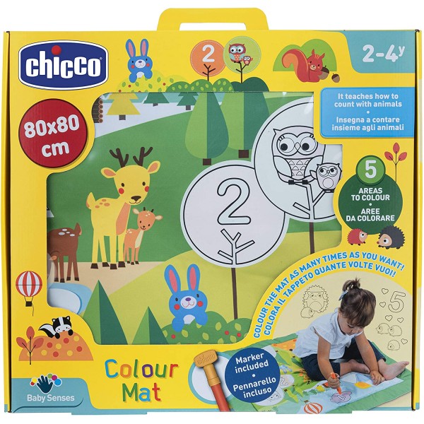 Tappeto Chicco Da Colorare Colour Mat Foresta