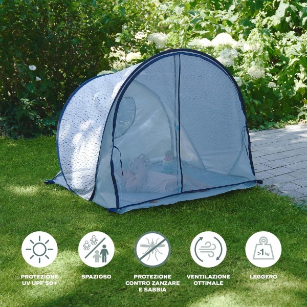 Babymoov Tenda anti-UV elevata protezione 50+ Blue Waves 