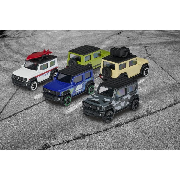 Set Macchinine Majorette by Simba Suzuki Jimny 5 pz