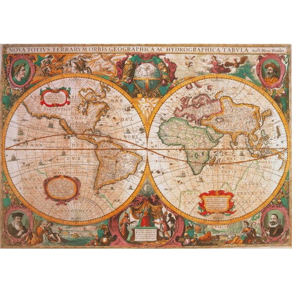 Puzzle Clementoni Mappa Antica 1000 pz