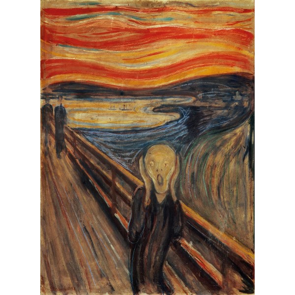 Puzzle Clementoni Museum Collection L'Urlo di Munch 1000 pz