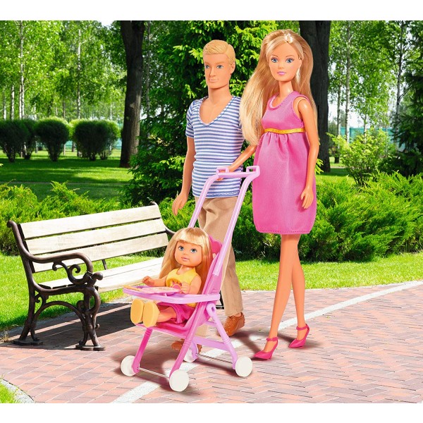 Set Bambole Simba Steffi Love Happy Family