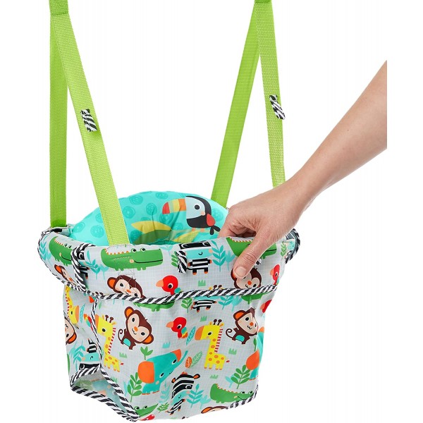 Altalena da Porta Bright Stars Zig Zag Zebra