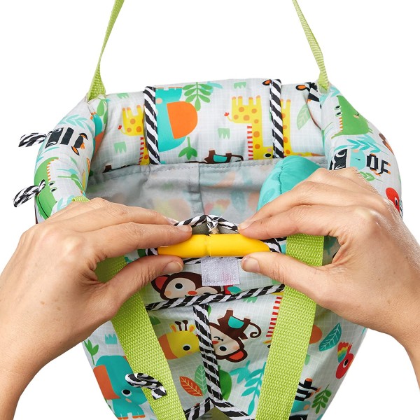 Altalena da Porta Bright Stars Zig Zag Zebra