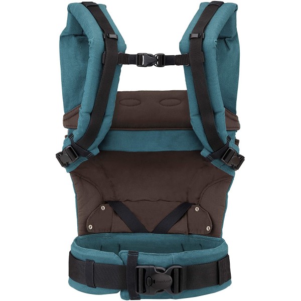 Marsupio Manduca First Baby Carrier Pure Cotton Petrol Blue / Brown