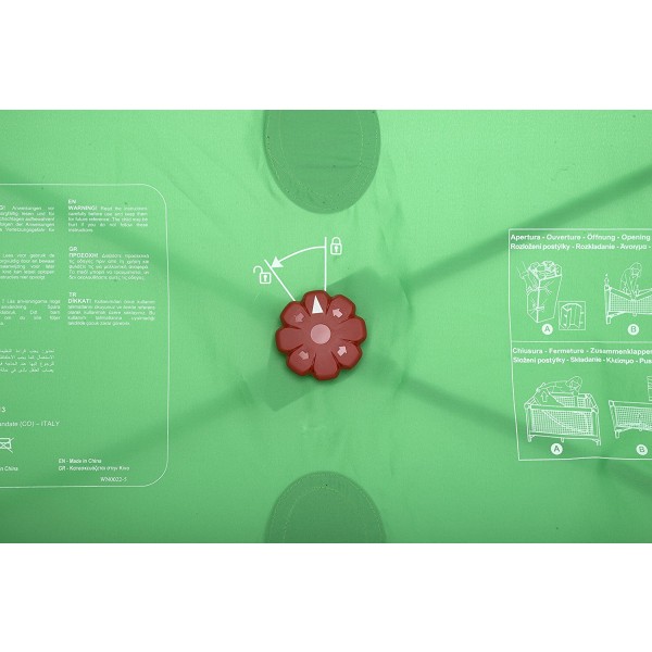 Lettino da Campeggio Chicco Easy Sleep Green Jam