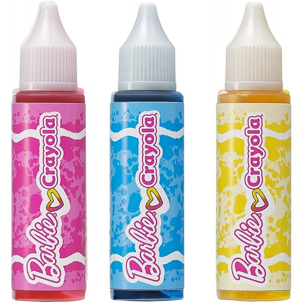 Bambola Barbie Crayola Color Magic Station con Abiti da Colorare