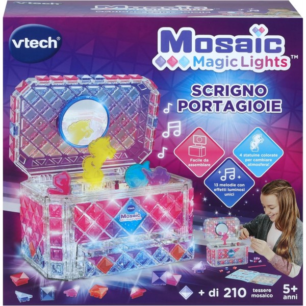 VTech Mosaic Magic Lights Scrigno Portagioie +5 anni