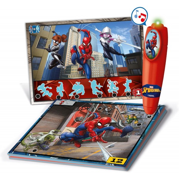 Gioco Clementoni Marvel Spiderman Quizzy Interactive Pen