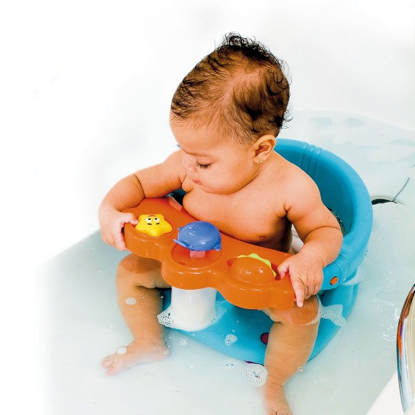 Seggiolino da Bagno Foppapedretti Tuffetto Arancio Azzurro