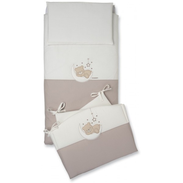 Set Cameretta Pali Ciak Bianco + Completo Piumone + Materasso