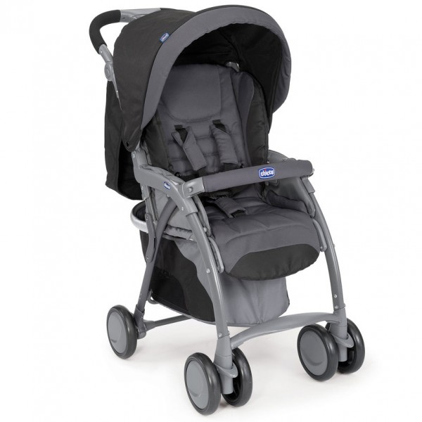 Passeggino Chicco Simplicity Plus Top Antracite con Coprigambe