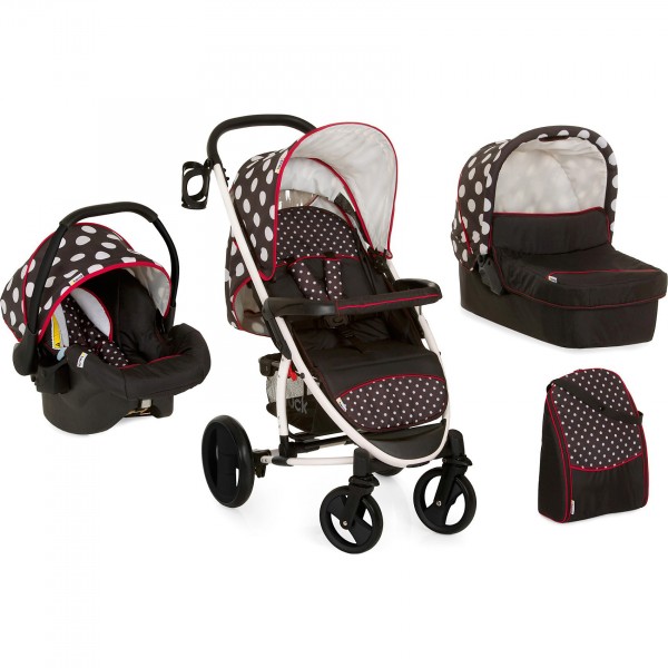 Trio Hauck Malibu Xl All In One Dots Black