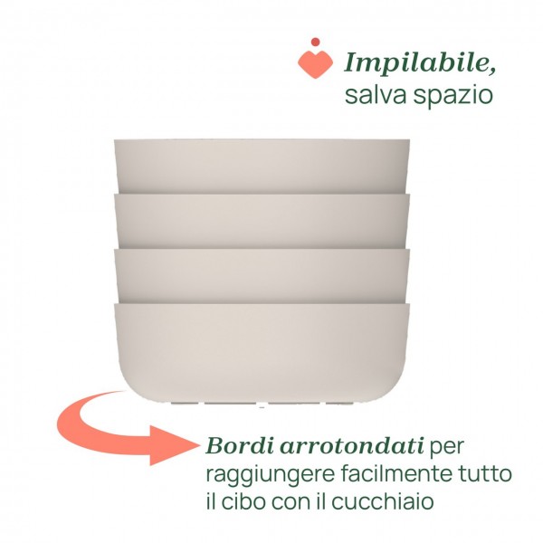 Ciotola con Coperchio Chicco Azzurro 6m+