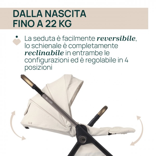 Trio Chicco Bellagio Gran Comfort con Kory Plus Amber Glow