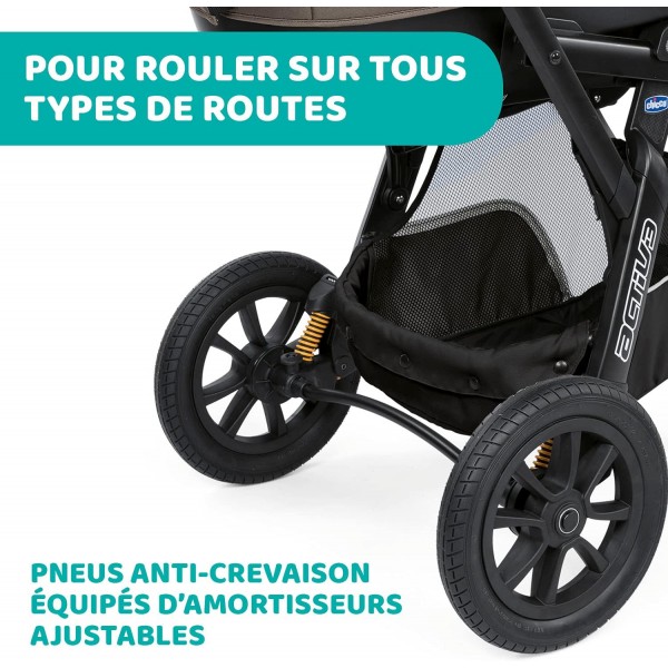 Passeggino Chicco Activ3 Jet Black