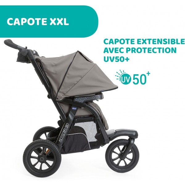 Passeggino Chicco Activ3 Jet Black
