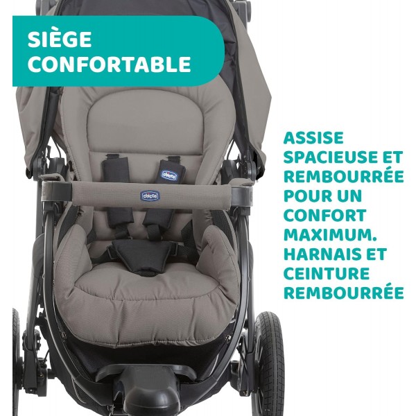 Passeggino Chicco Activ3 Jet Black