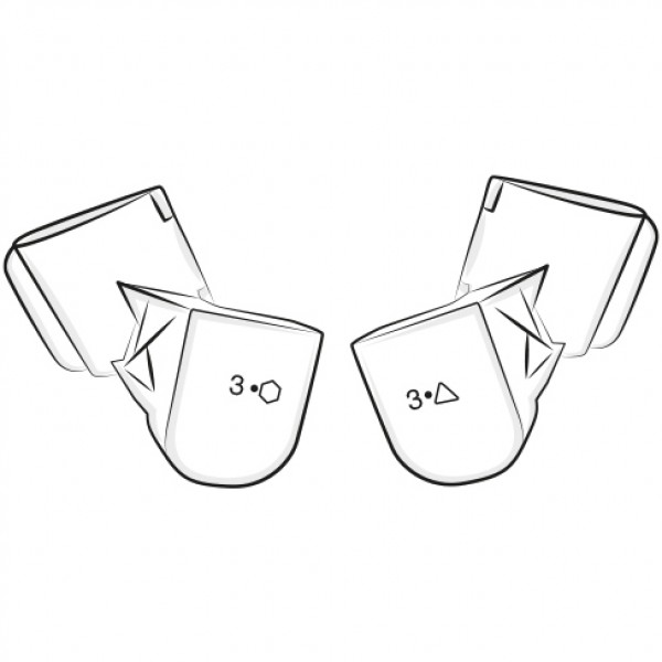 Adattatori Chicco Fully Twin per Seconda Seduta Gambe Posteriori