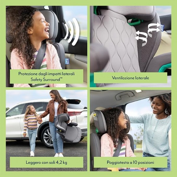 Graco seggiolino Affix i-Size R129 Midnight