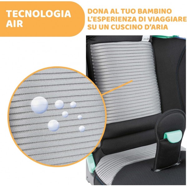 Seggiolino Auto Chicco Fold&Go i-Size Air Black (100-150 cm)
