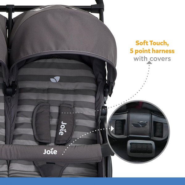 Passeggino Gemellare Joie Aire Twin Dark Pewter