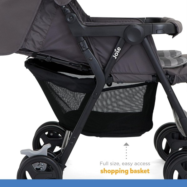 Passeggino Gemellare Joie Aire Twin Dark Pewter