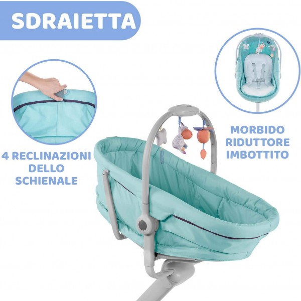 Culla Chicco Baby Hug 4 in 1 Aquarelle 