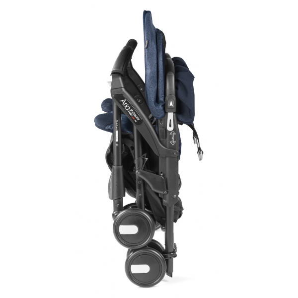 Passeggino Gemellare Peg Perego Aria Twin Shopper Indigo