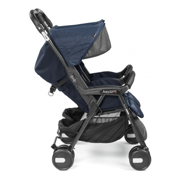 Passeggino Gemellare Peg Perego Aria Twin Shopper Indigo