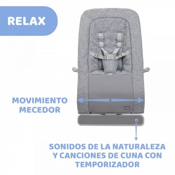 Sdraietta Chicco Rhythm'N'Sound Ash Grey