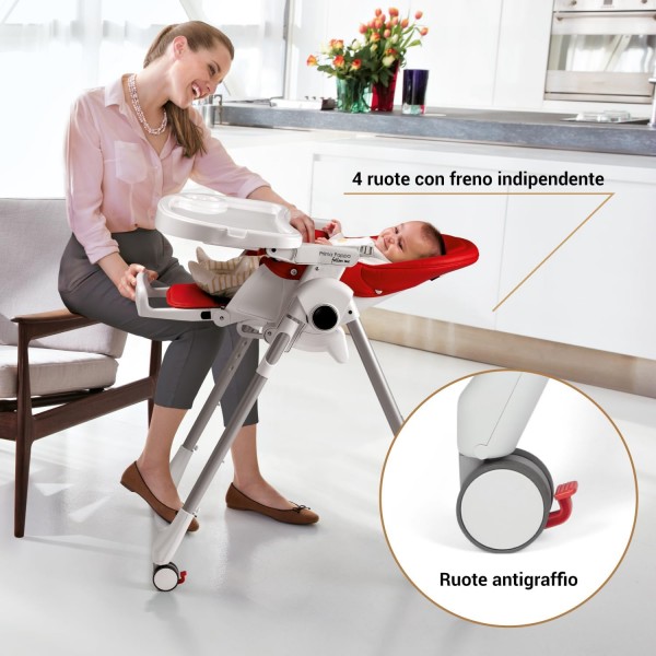 Seggiolone Peg Perego Prima Pappa Follow Me Ice