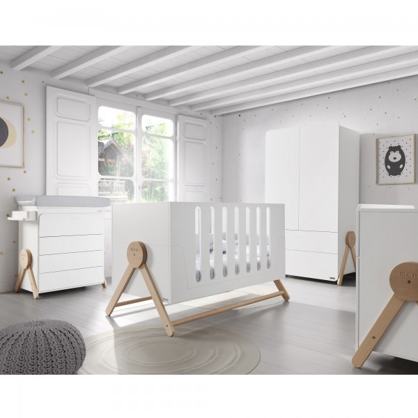 Lettino Trasformabile Micuna Swing Bianco