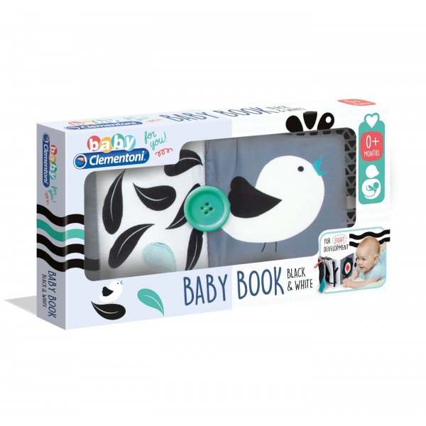 Gioco Clementoni Libro Baby Book Black & White