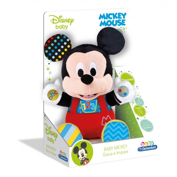 Peluche Clementoni Baby Mickey Gioca e Impara