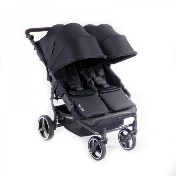 Passeggino Gemellare Baby Monsters Easy Twin 3S Nero