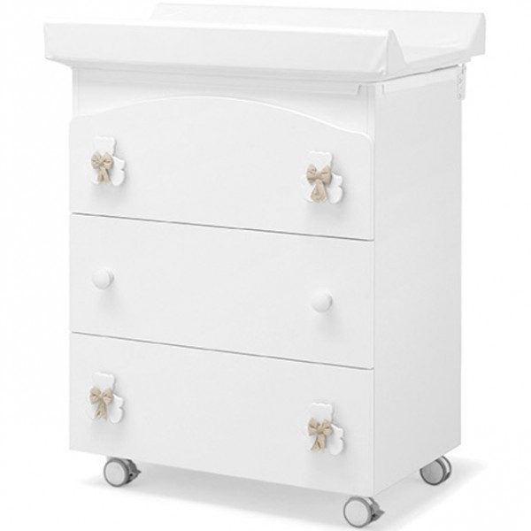 Set Erbesi Dudù Bianco Tortora
