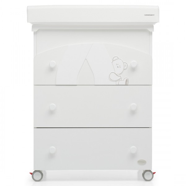Cassettiera Fasciatoio Foppapedretti Giocoso Bianco
